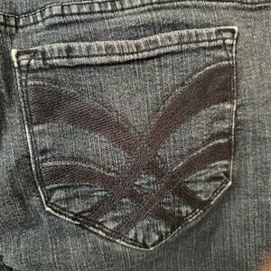 NYDJ Blue jeans with embroidered back pockets-Plus size 20W